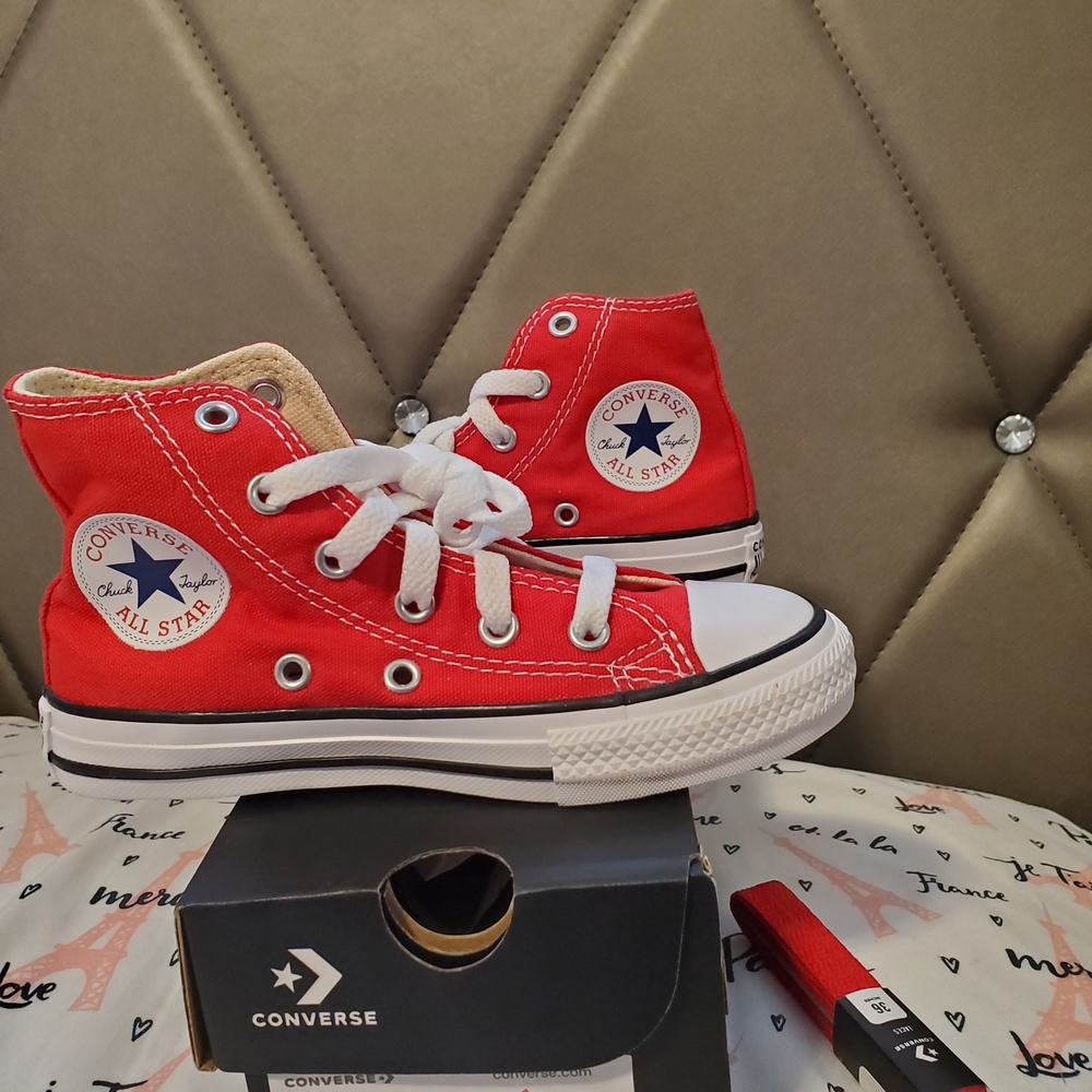 Converse All Star Red Canvas High-Tops